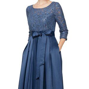 white christmas dresses Alex Evenings AE1121796 Short Mother of the Bride Dress